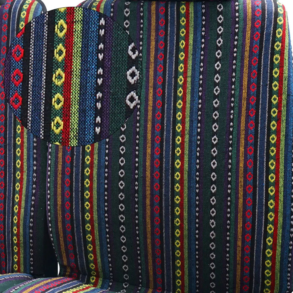 2+1 Universal Striped Color Car Seat Covers For Iveco Daily For Ford Transit For Sprinter 02 For  An Opel Vivaro 2006
