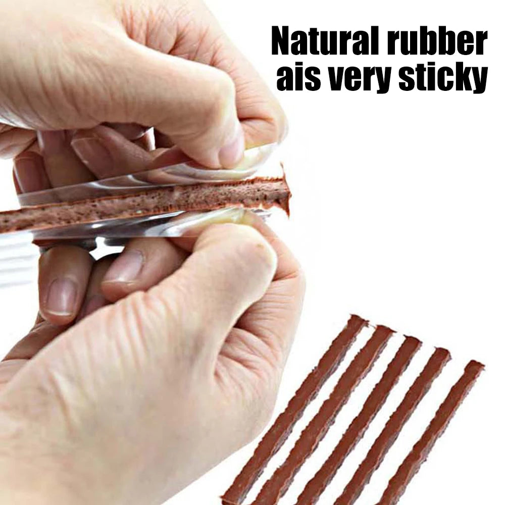 Auto Bike Tire Repair Car Tire Repair Tool Tyre Repair Kit Studding Tool Set 45 PCS Motorcycle Car Accessories Puncture Plug Set CM World