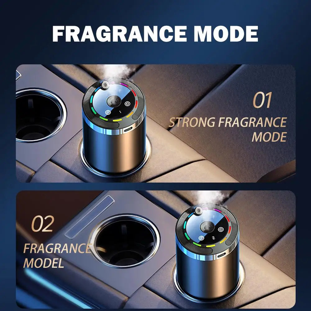 5 Modes Car Fragrance Car Starry Sky Light Aromatherapy Machine Starry Sky Top Humidifier For Light Fragrance & Odor Removal