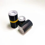 5/10cm DIY 3D Black Carbon Fiber Vinyl Car Wrap Sheet Roll Film Sticker Decal Door Sill Anti-Scratch Protector Tape Film Car Mobile World