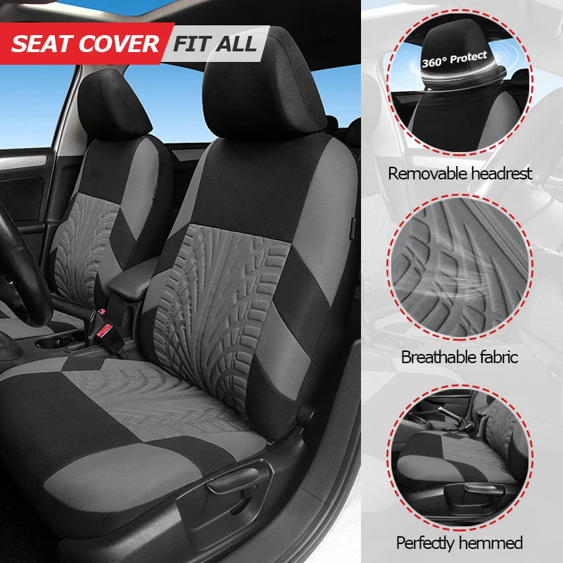 Universal Car/Motors Seat Cover Automotive Interior Supplies (Available in both front and full seat covers) Car Mobile World
