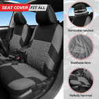 Universal Car/Motors Seat Cover Automotive Interior Supplies (Available in both front and full seat covers) Car Mobile World
