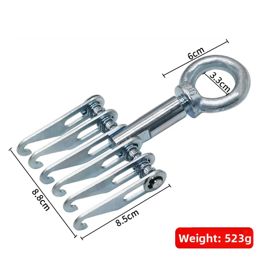 6Finger Car Body Dent Repair Claw Pull Hook With Lifting Rings For Slide Hammer Tool Car Sheet Metal Repair Tool