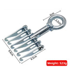 6Finger Car Body Dent Repair Claw Pull Hook With Lifting Rings For Slide Hammer Tool Car Sheet Metal Repair Tool