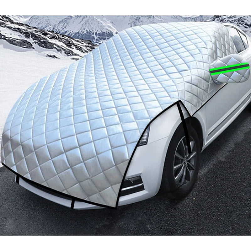 Car Covers Hail Protector Half Cover Protective Exterior Awning Sunshield Anti-hail Outdoor Waterproof Universal Windshield Dust CM World
