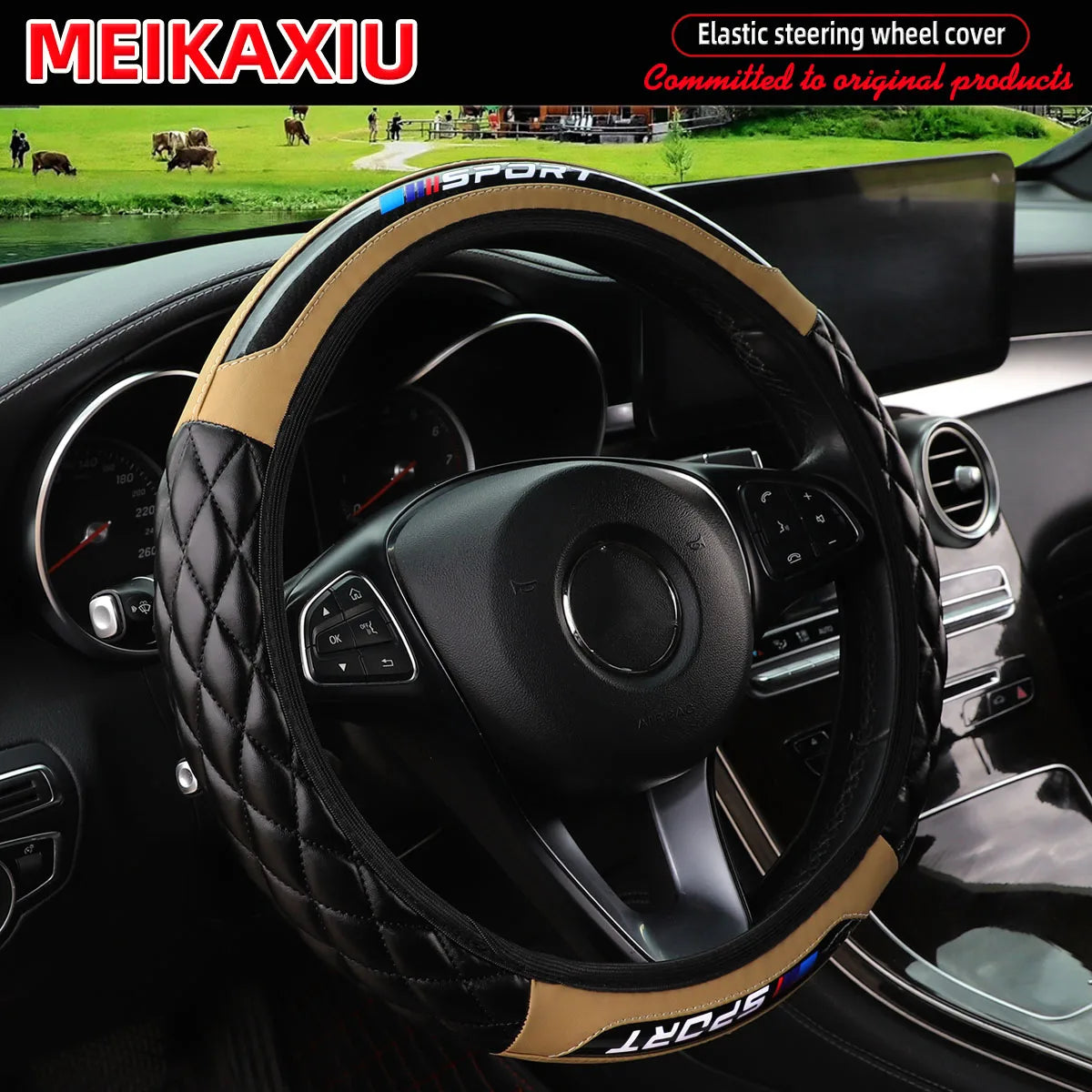 The new crystal carbon fiber SPORT car comes with a universal disc cover without inner ring for all seasons. CM World