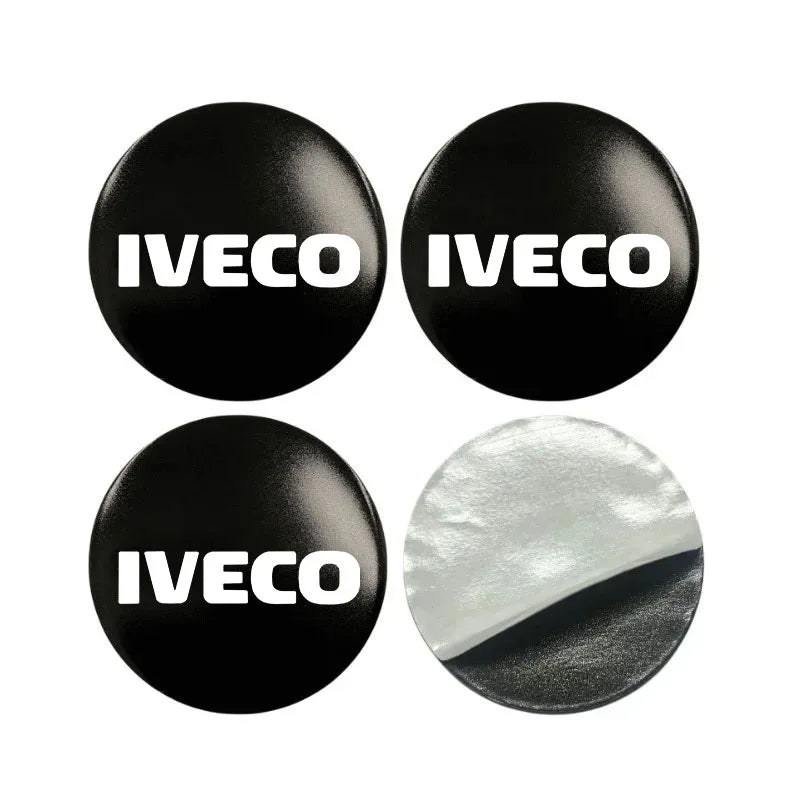 Car Wheel Center Cap with logo Car Wheel Center Caps Stickers Badges For Iveco Daily IV V VI Van EcoDaily Accessories waterproof CM World
