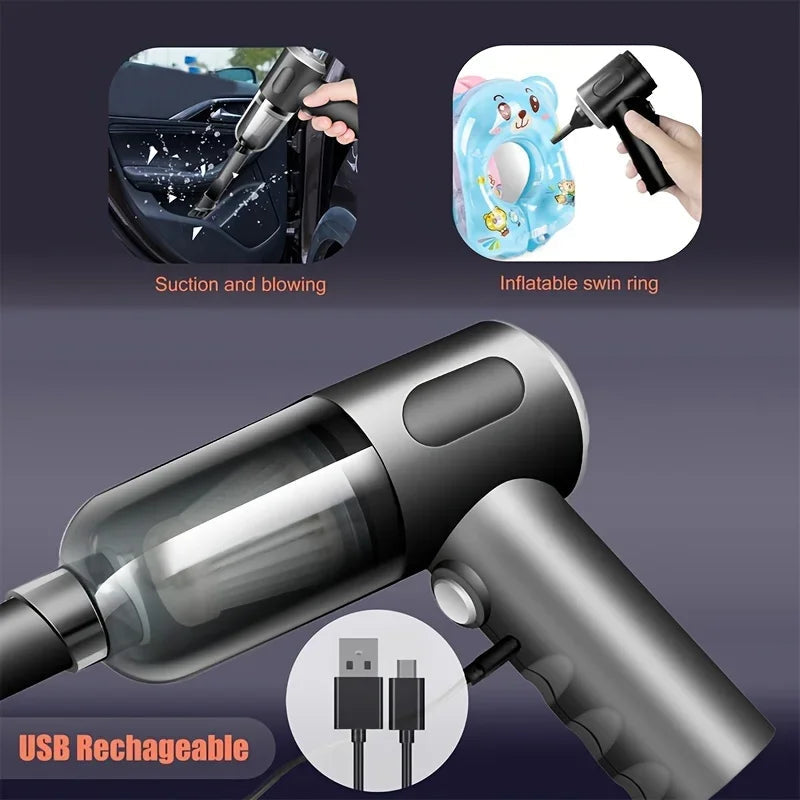 690000Pa Wireless Car Vacuum 2 Hours Quick Charge Wet Dry Dual-use Cleaner Cordless Handheld High-power Vacuum Cleaner 2026 Car Mobile World