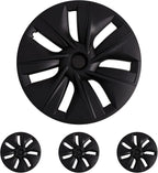 4PCS Full Surround Wheel Hubcaps For Tesla Model Y 2020-2024 Designed for 19"Gemini Wheels Rim Covers NOT Fit 20" Wheels & 2025