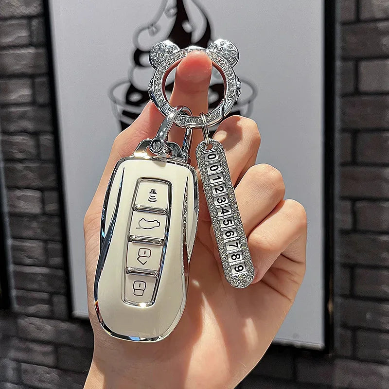 TPU Car Remote Key Case Cover Protect Shell Fob For Ford EQUATOR JMC Plus 5 6 7 Sport EcoBoost Smart Accessories