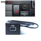 Car Black USB Input Adapter Audio Radio u-disk flash Socket Interface Cable For Ford Focus 2 Mk2 2009-2011