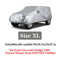 Universal SUV Full Car Covers Outdoor Waterproof Sunshade Rain Snow Dust Resistant UV Protection Cover for SUV Sedan Hatchback Car Mobile World