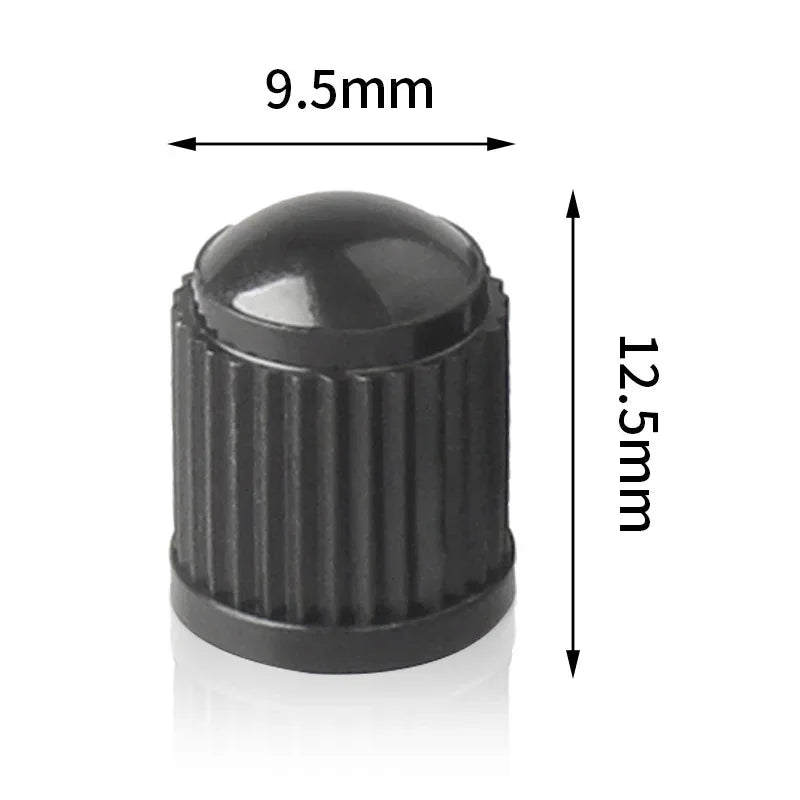 20Pcs Car Tire Tyre Valve Caps with O Rubber Ring Dust Covers Plastic Black Grey Red Stem Valve Caps for Cars Motorcycles Bike CM World
