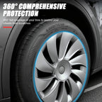 19 Inch 4PCS HubCap for Tesla Model Y Juniper 2025 Performance Replacement Wheel Cap Automobile Full Rim Cover Accessories 2026 CM World