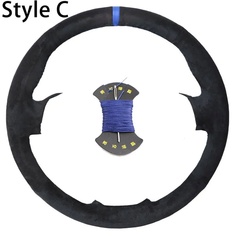 Custom Car Steering Wheel Cover For BMW M Sport 1 Series F20 M135i M140i M235i M240i X1 F21 F48 X2 F39 X3 F25 Microfiber Leather CM World