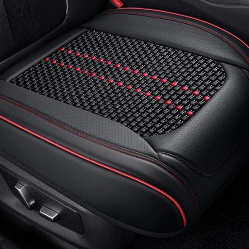 Luxury Car Front Seat Cover Fully Surround Car Seat Cushion Breathable Leather Auto Cushion Interior Four Seasons Universal