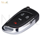 Car Remote Folding Key Shell for Buick Chevrolet Camaro Cruze Epica Lova Opel Vauxhall Insignia Astra Mokka Modified Fob Case CM World
