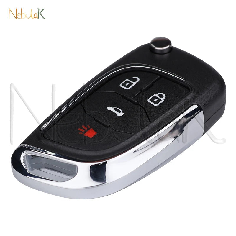 Car Remote Folding Key Shell for Buick Chevrolet Camaro Cruze Epica Lova Opel Vauxhall Insignia Astra Mokka Modified Fob Case CM World