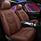 Leather Car Seat Covers For Solaris Hyundai Tucson 2019 Kona Getz ix35 Creta ix25 i40 Accent Ioniq Veloster Santa Fe Accessories CM World