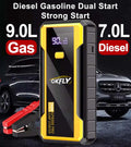 GKFLY 24000mAh Start Power Bank 8000A Car Jump Starter Car Booster External Battery 12V Starting Device for Petrol Diesel