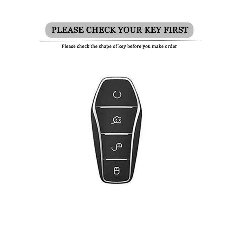 Tpu Car Key Case Cover for BYD Seal Song Plus Atto 3 Dolphin Han EV Tang Qin U Dmi Yuan Pro Protection Keychain Accessories