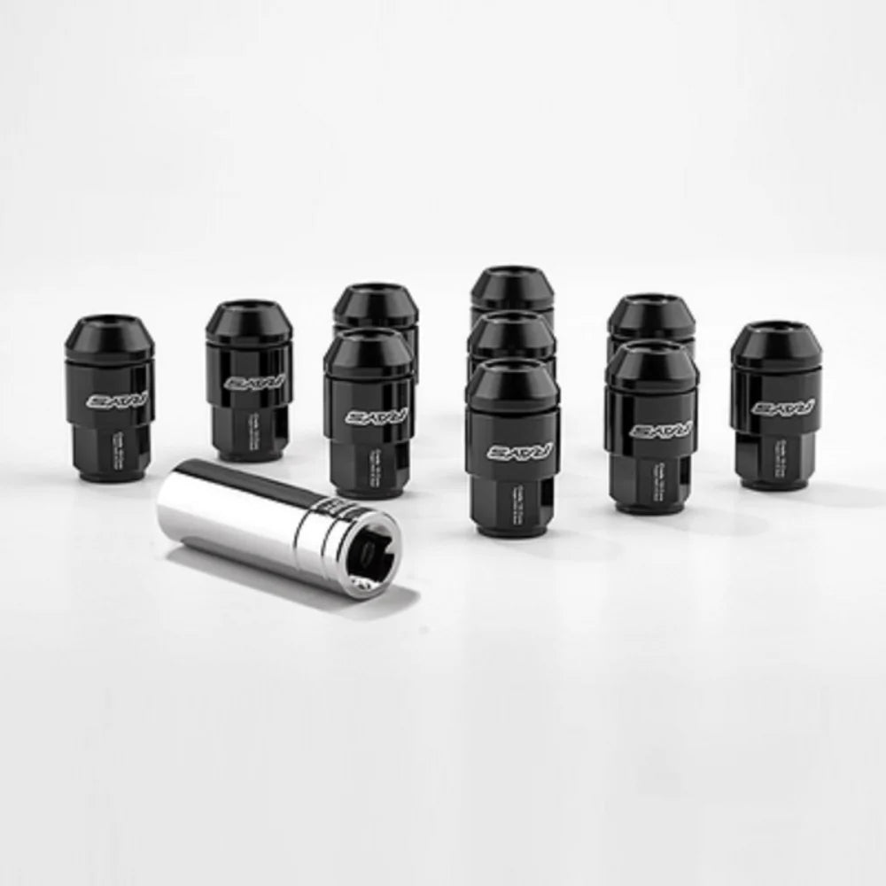 Hot Sale 20Pcs Racing Wheel Lug Nuts M12x1.5 M14x1.5 Aluminum Lightweight Conical Nuts for JDM Car Hub Screws Auto Accessories