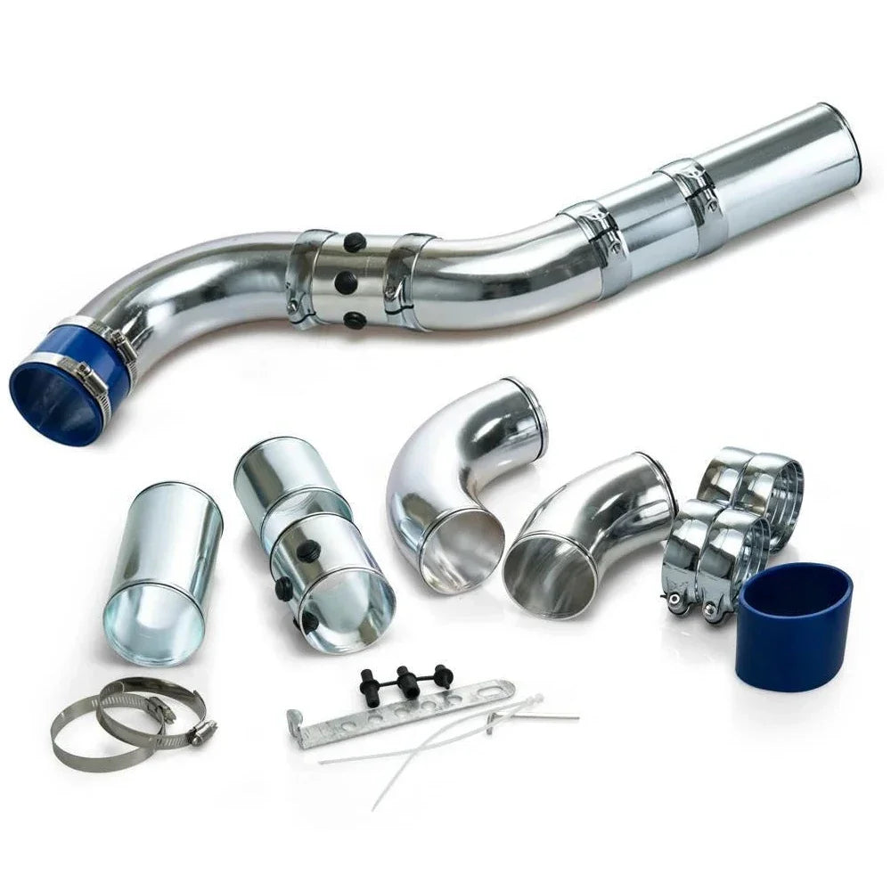 Universal 3" 76mm Air Intake Pipe Aluminum alloy intake pipe Kit Turbo direct cold air Filter injection system with air filter