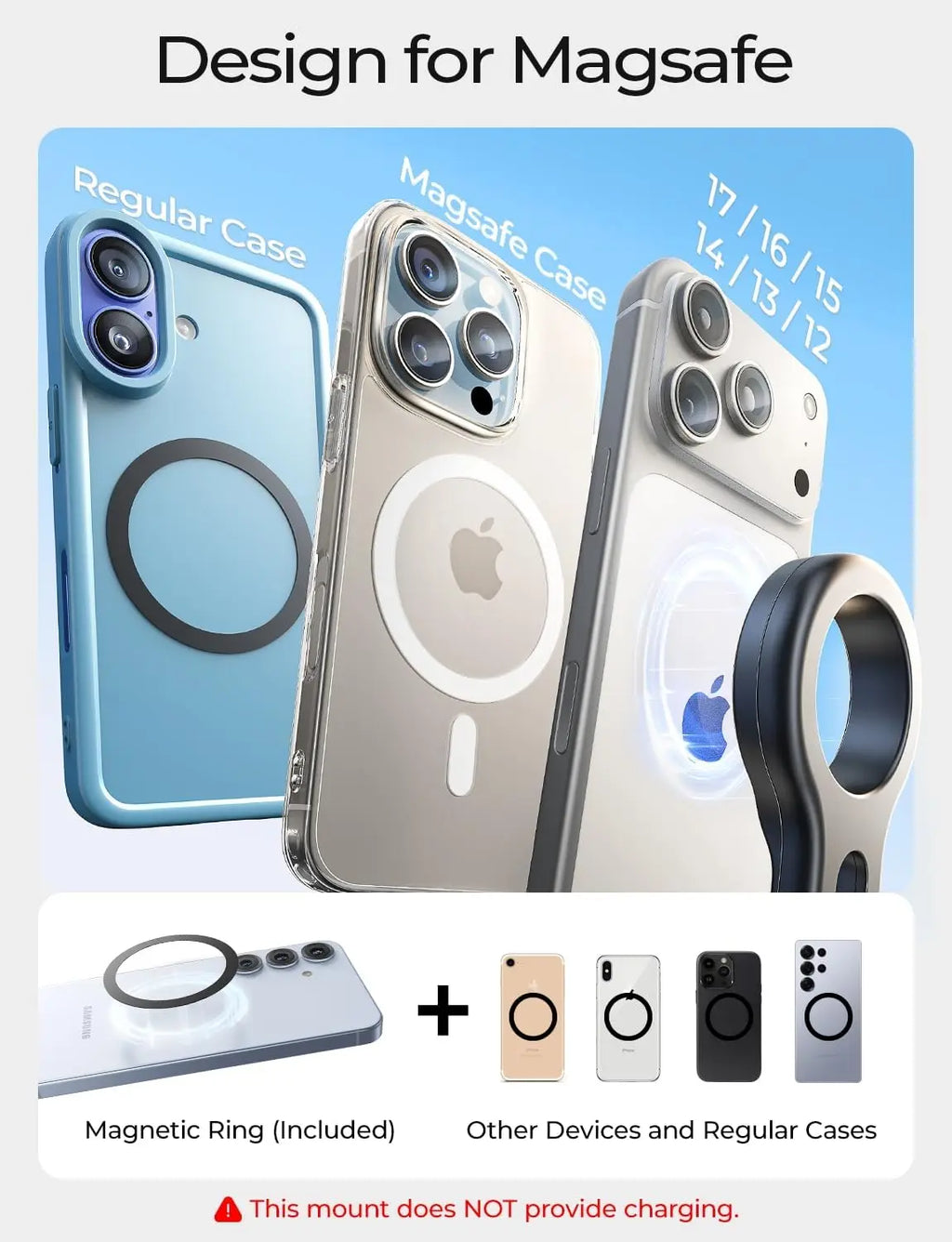 Magnetic Phone Holder for Car Air Vent Phone Mount, Hands Free Car Phone Mount Phone Holders for Car Accessories