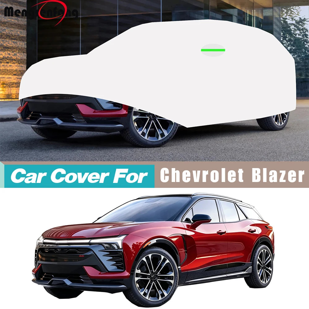Full Car Cover For Chevrolet Blazer 2018-2027 Windproof SUV Outdoor Sun Rain Snow Scratch Prevent Cover