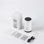 Car Air Purifier Negative Ion & HEPA Filter Low Noise Deodorizer Dust Smoke Removal Compact Design for Car Home Desktop Purifier CM World