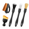 4-5PCS Car Interior Detailing Brush Set Air Vent Clean Crevice Sweep Dust Duster Auto Wash Tools with Brush for Vehicle Cleaning