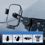 Car Phone Holder Bracket Accessories Interior Air Outlet Vent Base Gadget Auto Cellphone Support Ball Head Bracket Extension Rod CM World