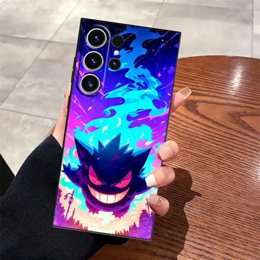Gengar Pokemon Cool Case for Samsung Galaxy S26 S21 FE Note 20 Ultra 8 9 10 S25 Ultra S24 Plus S20 S23 S10 S9 Funda Phone Cover