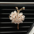 Car Fragrance Perfume Clip Diffuser Ballet Girl Car Air Freshener Auto Vent Scent Parfum Diffuser Diffuseur Voiture Car Purifier CM World