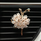 Car Fragrance Perfume Clip Diffuser Ballet Girl Car Air Freshener Auto Vent Scent Parfum Diffuser Diffuseur Voiture Car Purifier