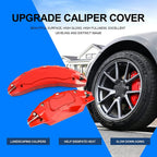 For Tesla Model 3 Brake Caliper Covers 2017 2018 2019 2020 2021 2022 2023 4pcs 18 19in wheel cover with Stickers(not fit 3 2024) CM World