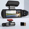 1080P Dual Lens Dash Camera Front and Rear Car Driving Recorder with Night Vision G Sensor 316 Inch IPS Display Car Mobile World