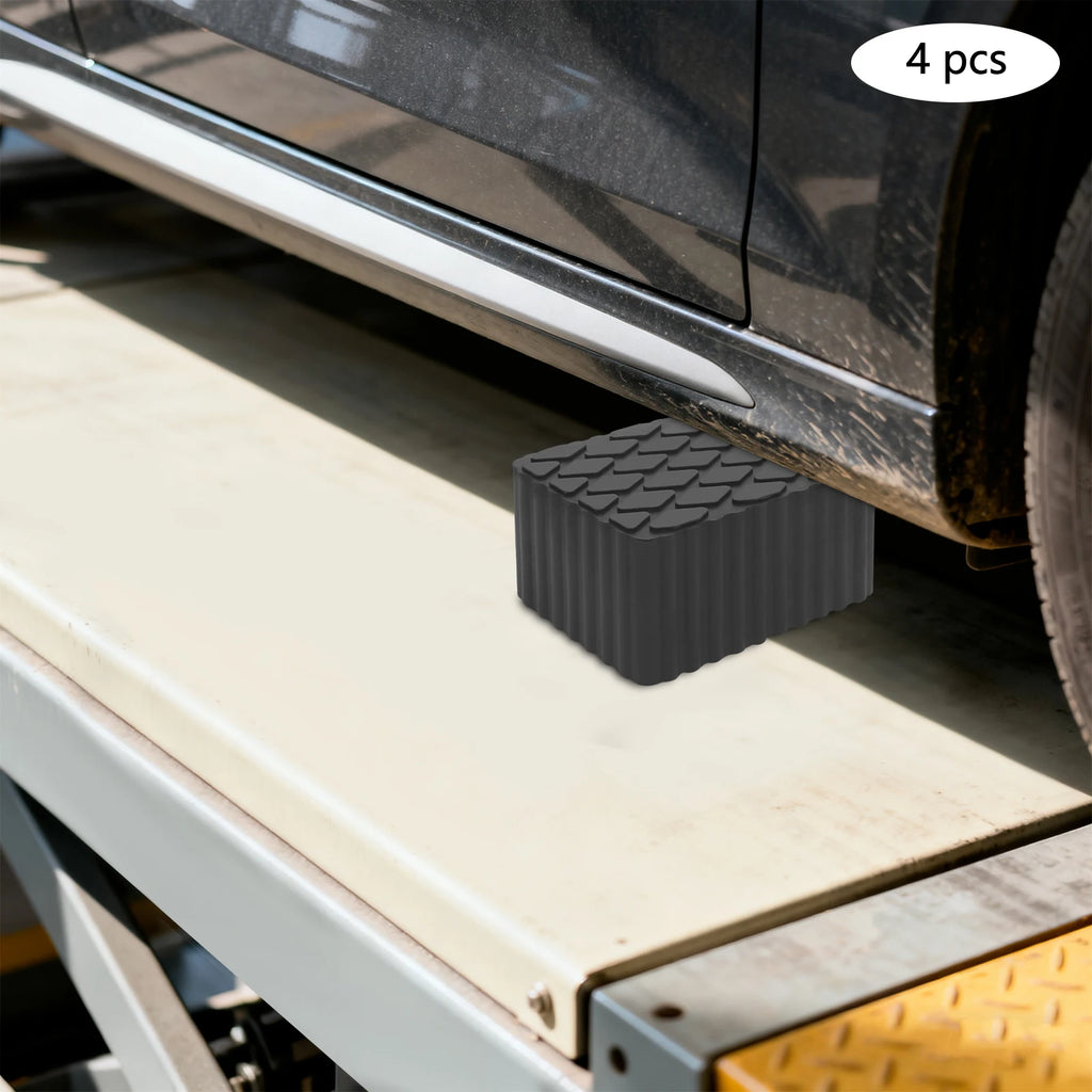 Solid Rubber Auto Lift Pads Lift Block Spacer Pad for Car Lifts Universal Rubber Lift Pad 4pcs CM World