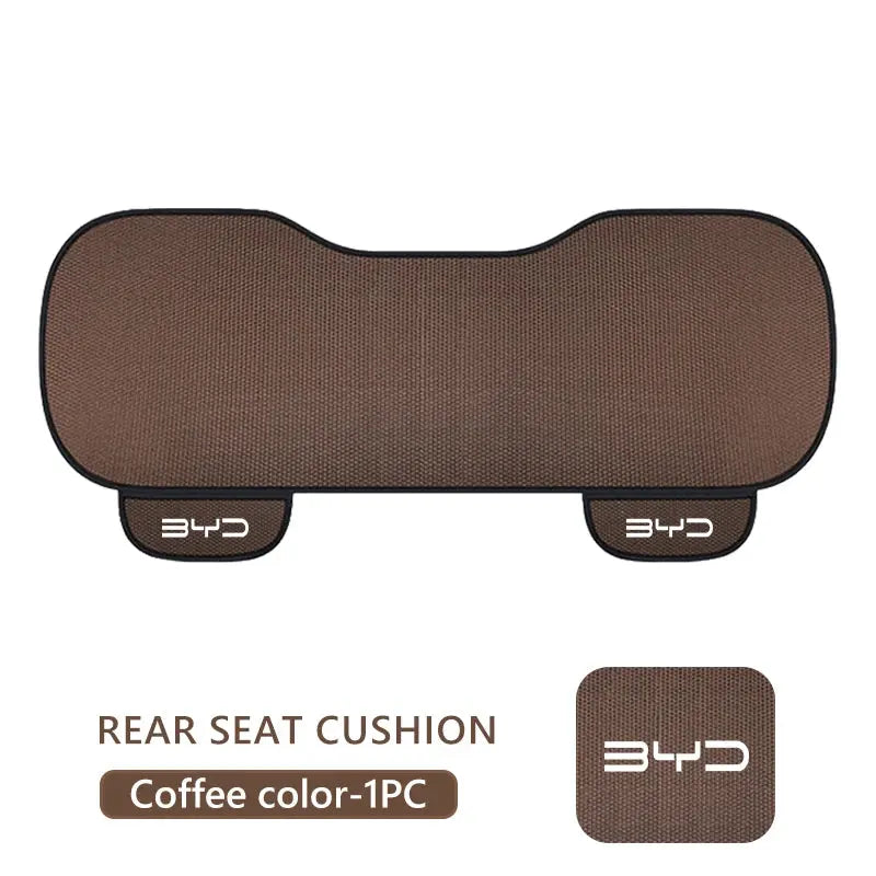 Car Interior Seat Ice Silk Cushion Breathable Protector Cover For BYD Song Tang Dmi Qing Yuan Plus Atto 3 Act 3 E6 Ev Qin Pro Car Mobile World