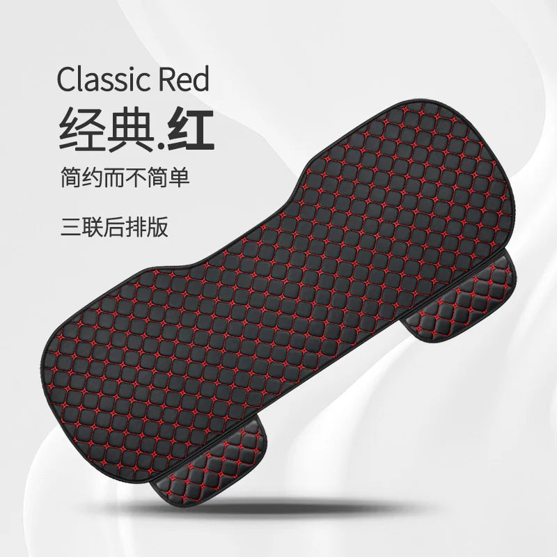 Comfortable Napi Four Seasons Universal Seat Cushion Car Seat Cushion Star Embroidered Back Row Anti slip Five seater CM World