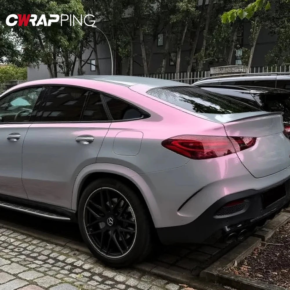 Pink Tuning Auto Accessories Chameleon Car Wrap Supplies Car Wrapping Vinyl for Motorcycle Color Flip Vinyl Vehicle Decoration Car Mobile World