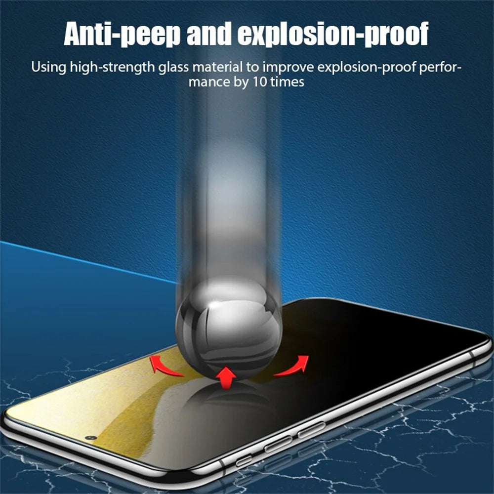 4PCS Anti Spy Screen Protector For Samsung S26 Ultra Galaxy S26 Plus S24 Ultra S26Ultra Privacy Protective Temeperd Glass Film