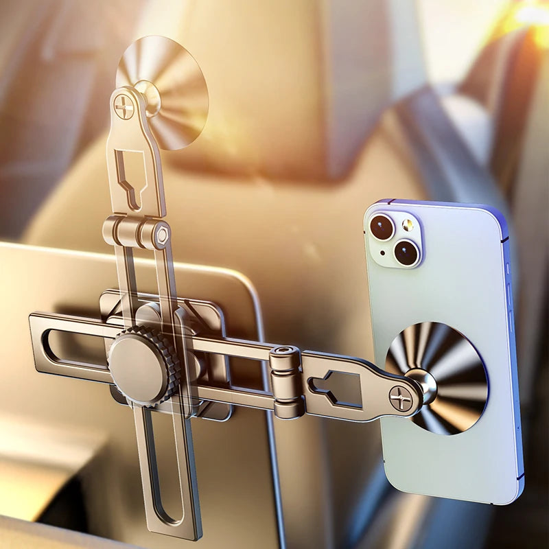 720° Rotation Magnetic Car Phone Holder Stand Extendable Magnet Cellphone Bracket For iPhone 17 16 15 Pro Max 14 13 12 Samsung