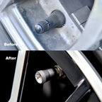 Car Wheel Tire Valve Stems Caps Crystal Tyre Rim Stem Covers Airdust Waterproof for BMW VW Toyota Auto Moto Car Accessories Tool CM World