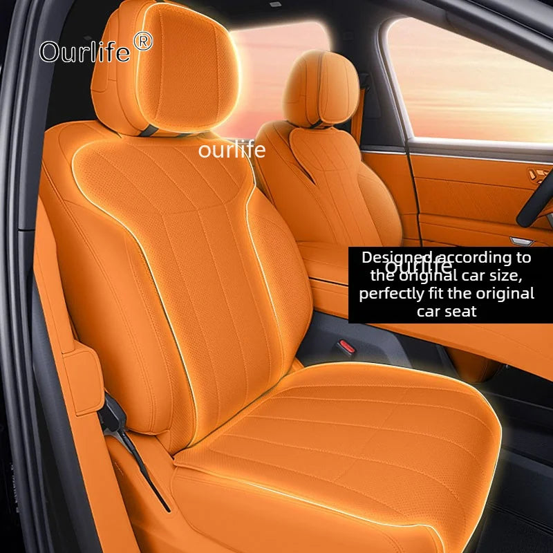 For Trumpchi GAC S9 2026 2025 2027 6-Seat car custom-fit seat covers all-season breathable leather seat covers Auto Accessories
