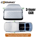 3/5-Layer Thicken Car Snow Cover Car Windshield Hood Protection Cover Snowproof Anti-Frost Sunshade Protector Winter Auto Parts Car Mobile World