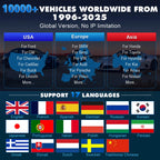 KINGBOLEN K7 OBD2 Scanner Bluetooth 2026 Bidirectional Scan Tool with Lifetime FRee Update, ECU Coding, 31+ Resets, Full System Car Mobile World