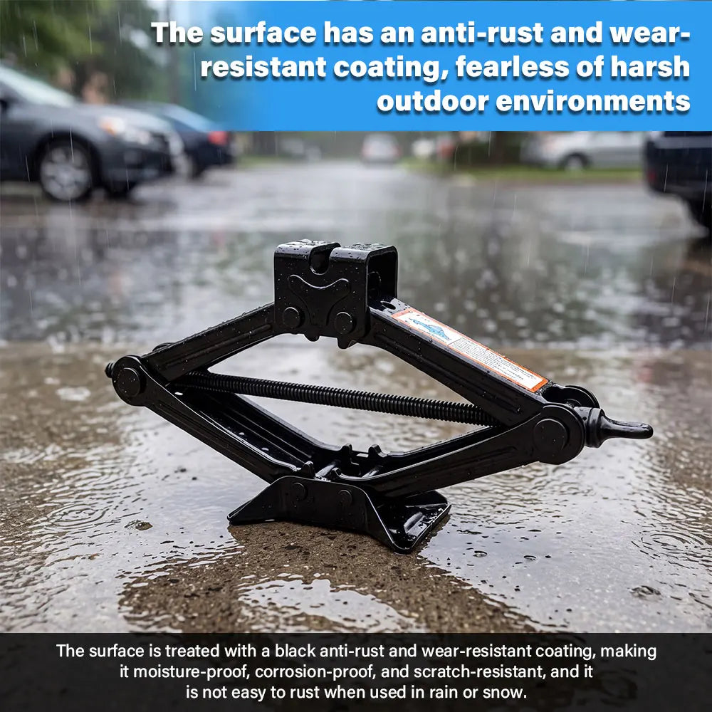 2.5T 1.5T Car Jacks 2 in 1 Manual Lift Jack Car Repair Tool Lifting Tool with Labor-saving Ratchet Wrench Foldable Jack for Car