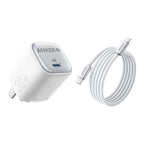 Anker Zolo 30W GaN Fast Charger Type C PD Charger With C to C Cable Portable USB C Quick Charger For iPhone iPad MacBook AirPods