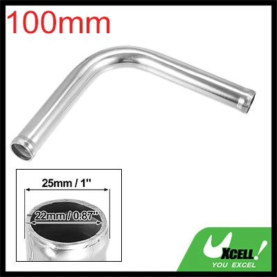 Uxcell Bend Elbow Tube Aluminum Alloy Car Univesral 25/38/45/51/63/76/89/102mm OD 100mm Length 90/180 Ddgree Air Intake Tube CM World